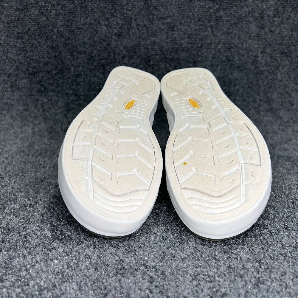 Keen Elsa III Shoes Womens Size 7.5 Tan Canvas Slip On Athletic Outdoor Sneakers - Picture 10 of 11